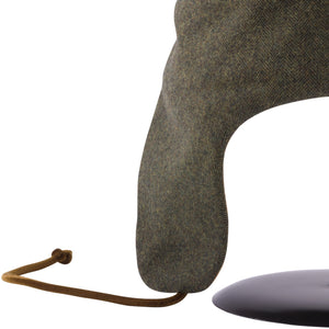 "1876" Hat - Pine Green Wool With Gold Lining