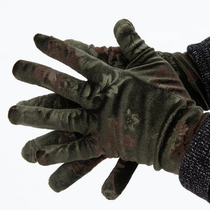 Soft Stretch Velour Gloves