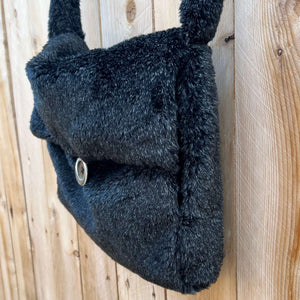 Crossbody Muff Bag Faux Fur Deadstock