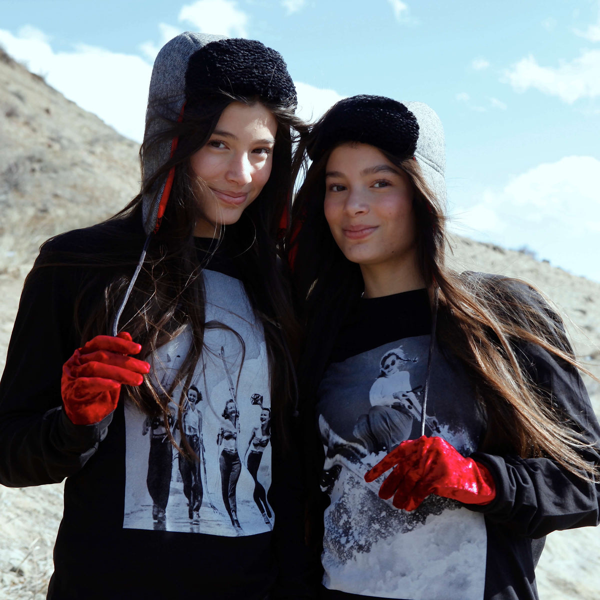 Soft Stretch Velour Gloves