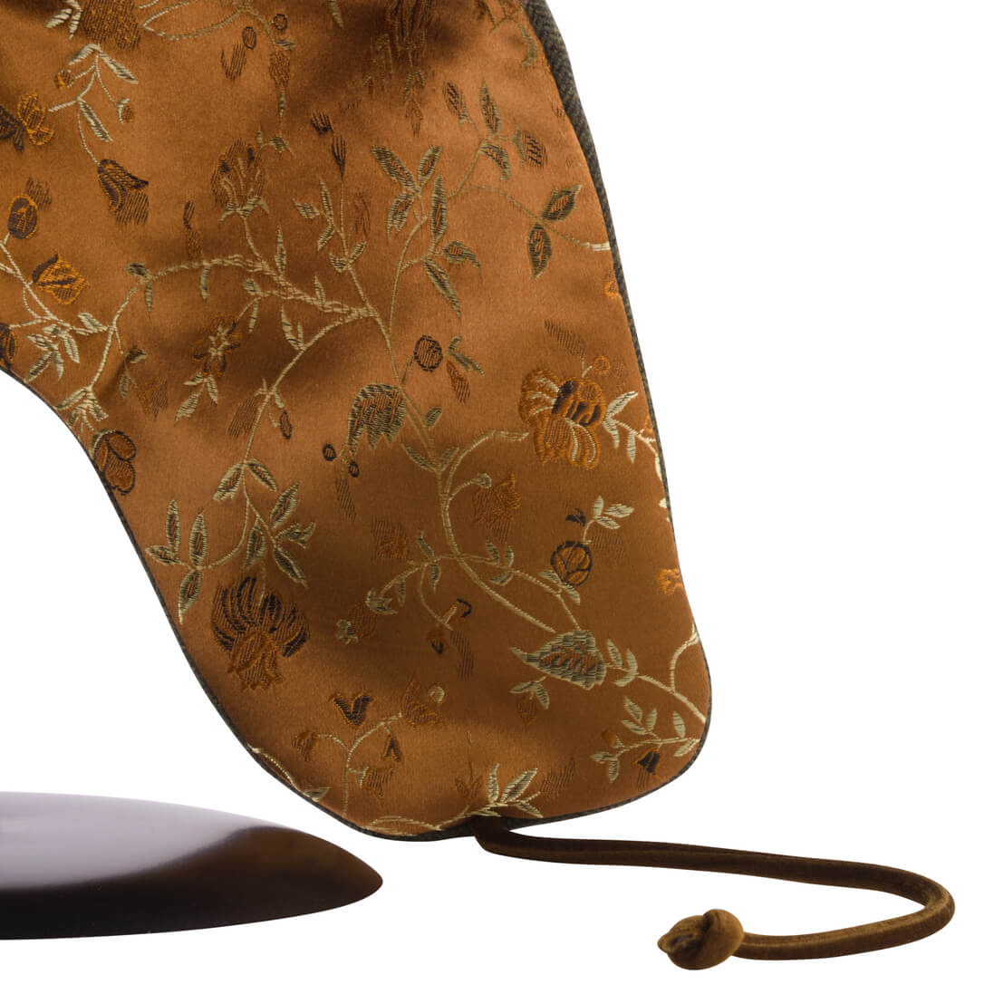 "1876" Hat - Pine Green Wool With Gold Lining