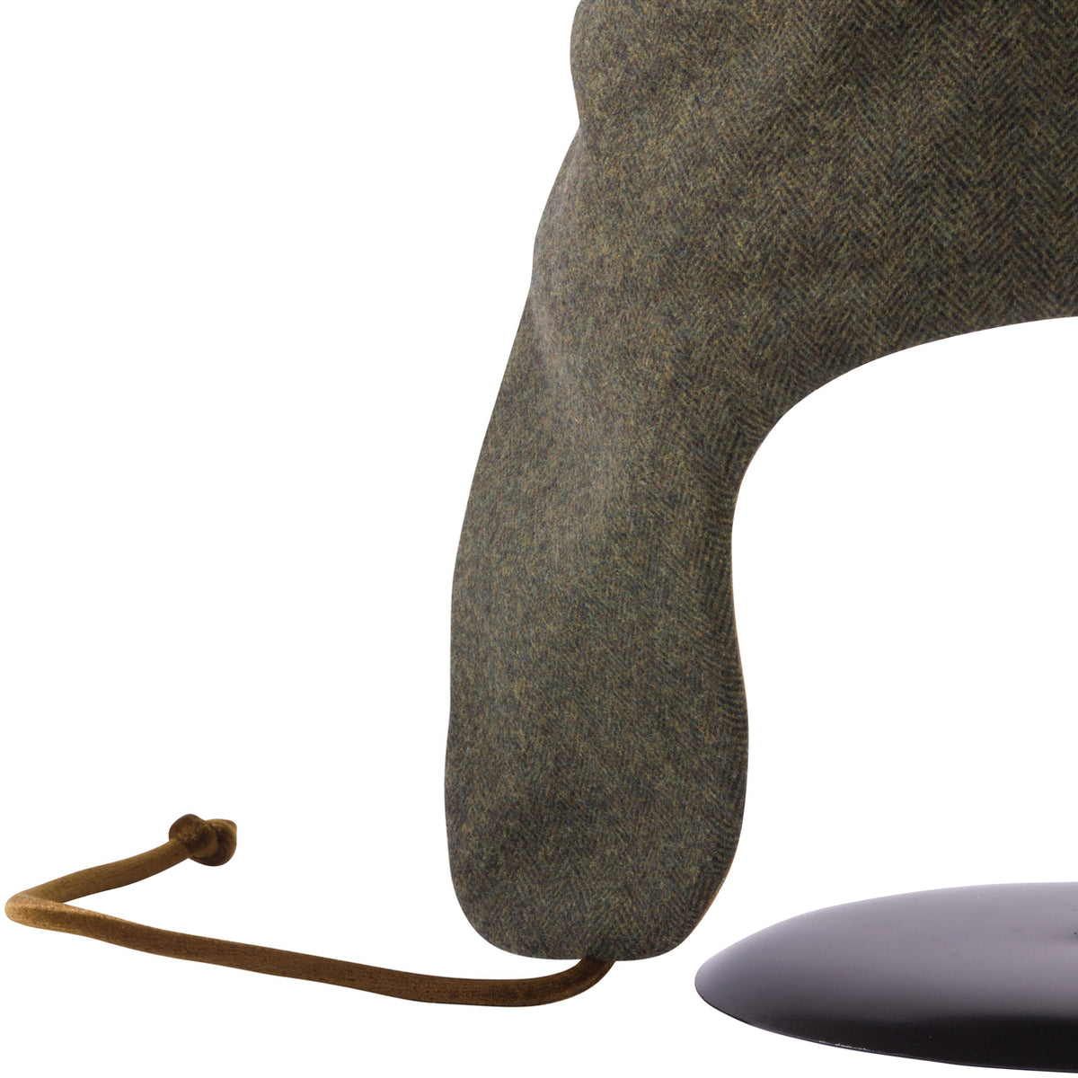 "1876" Hat - Pine Green Wool With Gold Lining