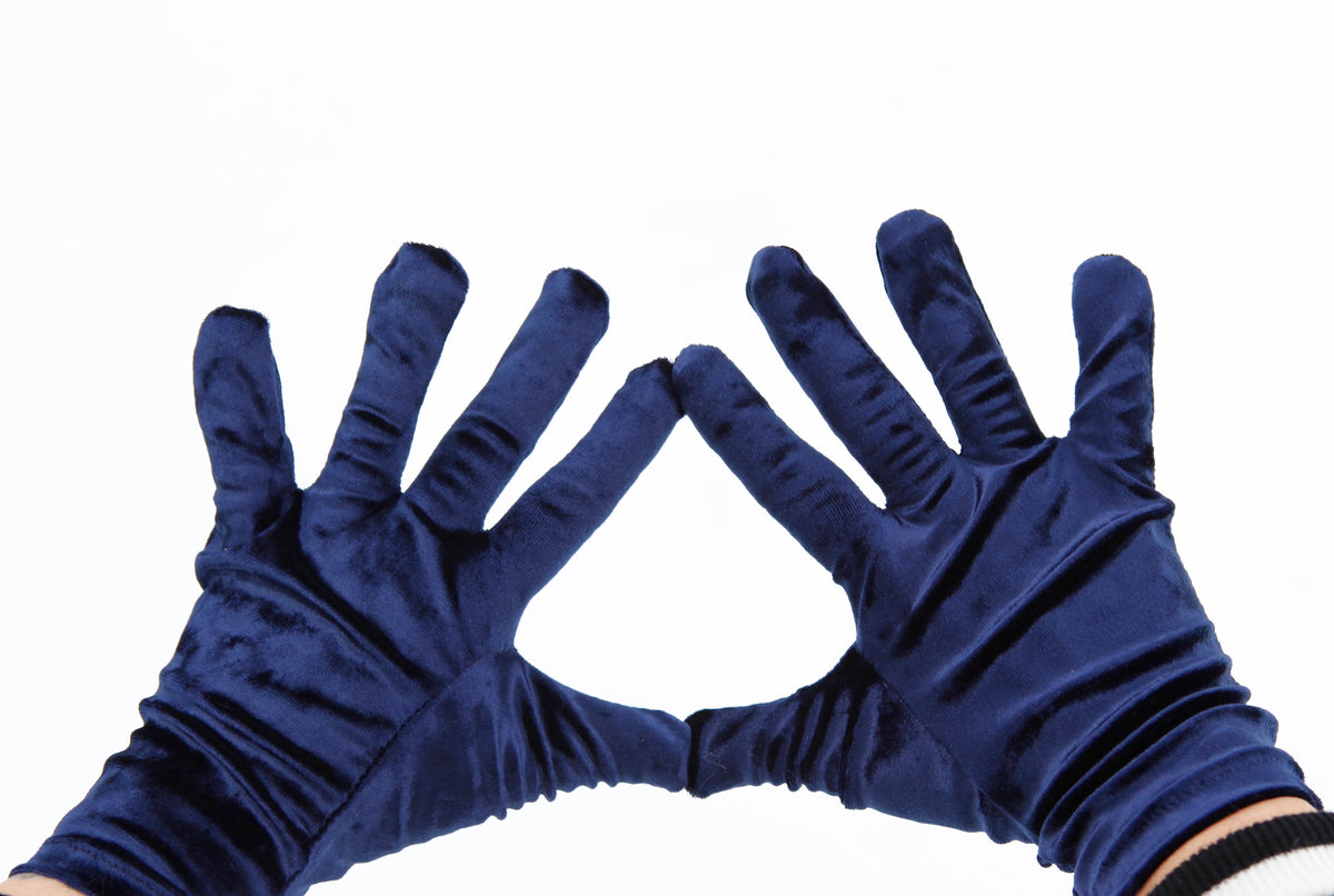 Soft Stretch Velour Gloves