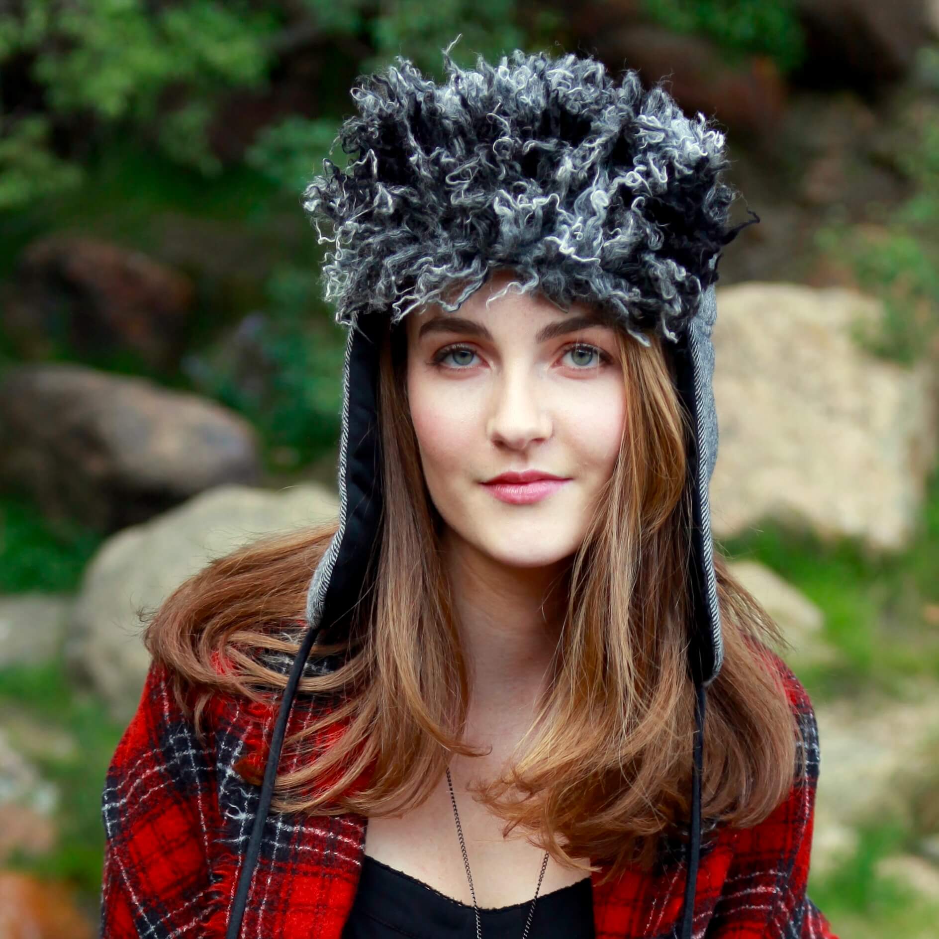 Fuzzy Faux Fur Trapper Hat