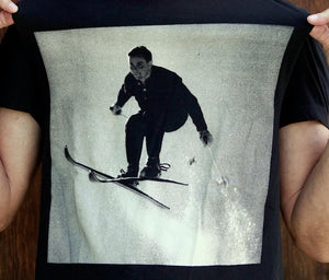 Vintage Ski T-Shirt – Ski Jumper - 1950s