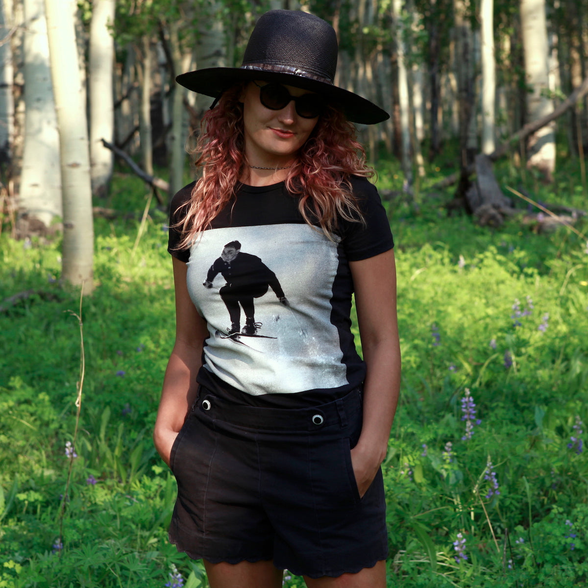 Vintage Ski T-Shirt – Ski Jumper - 1950s