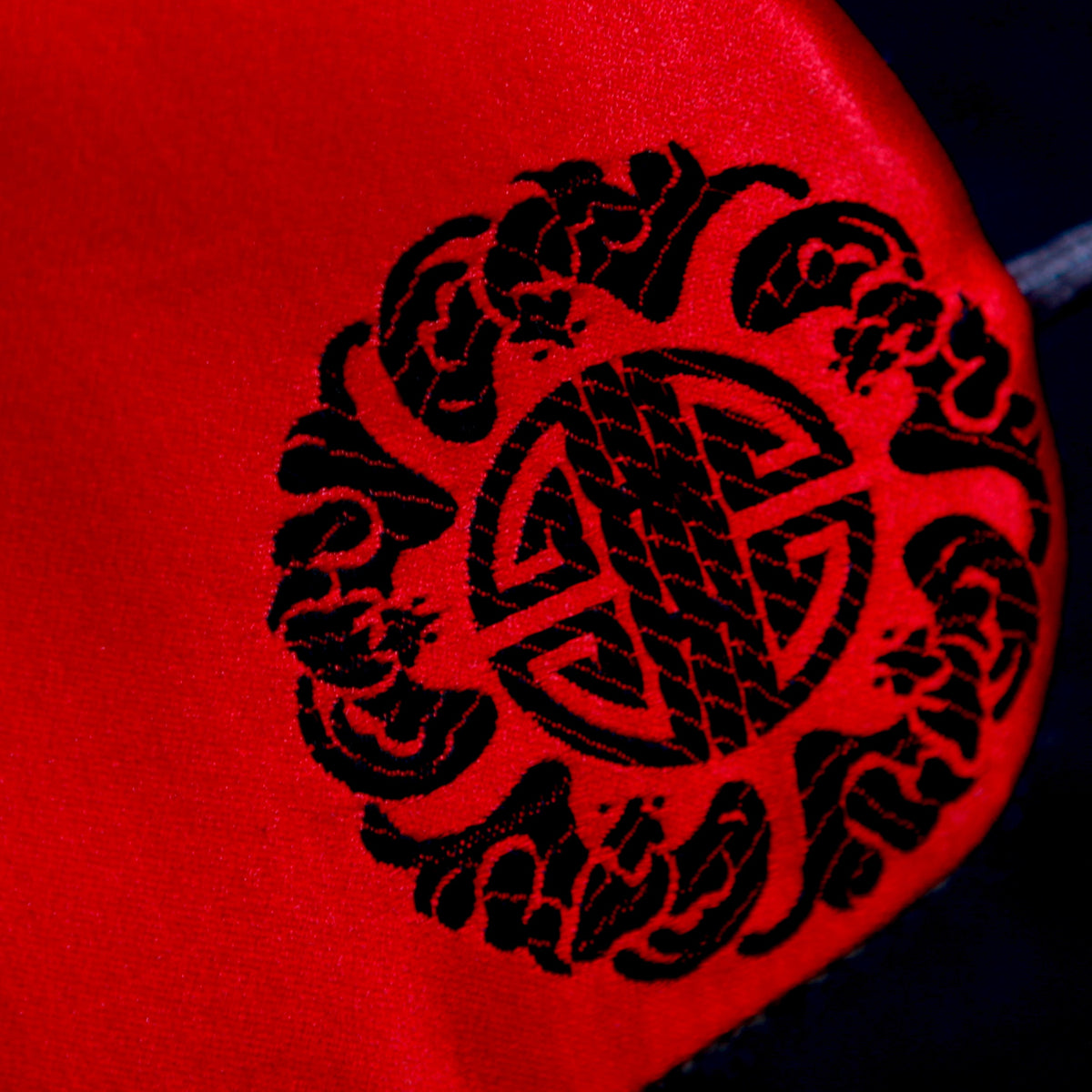 "1876" Hat - Black & White Wool With Red Lining & Fuzzy Brim